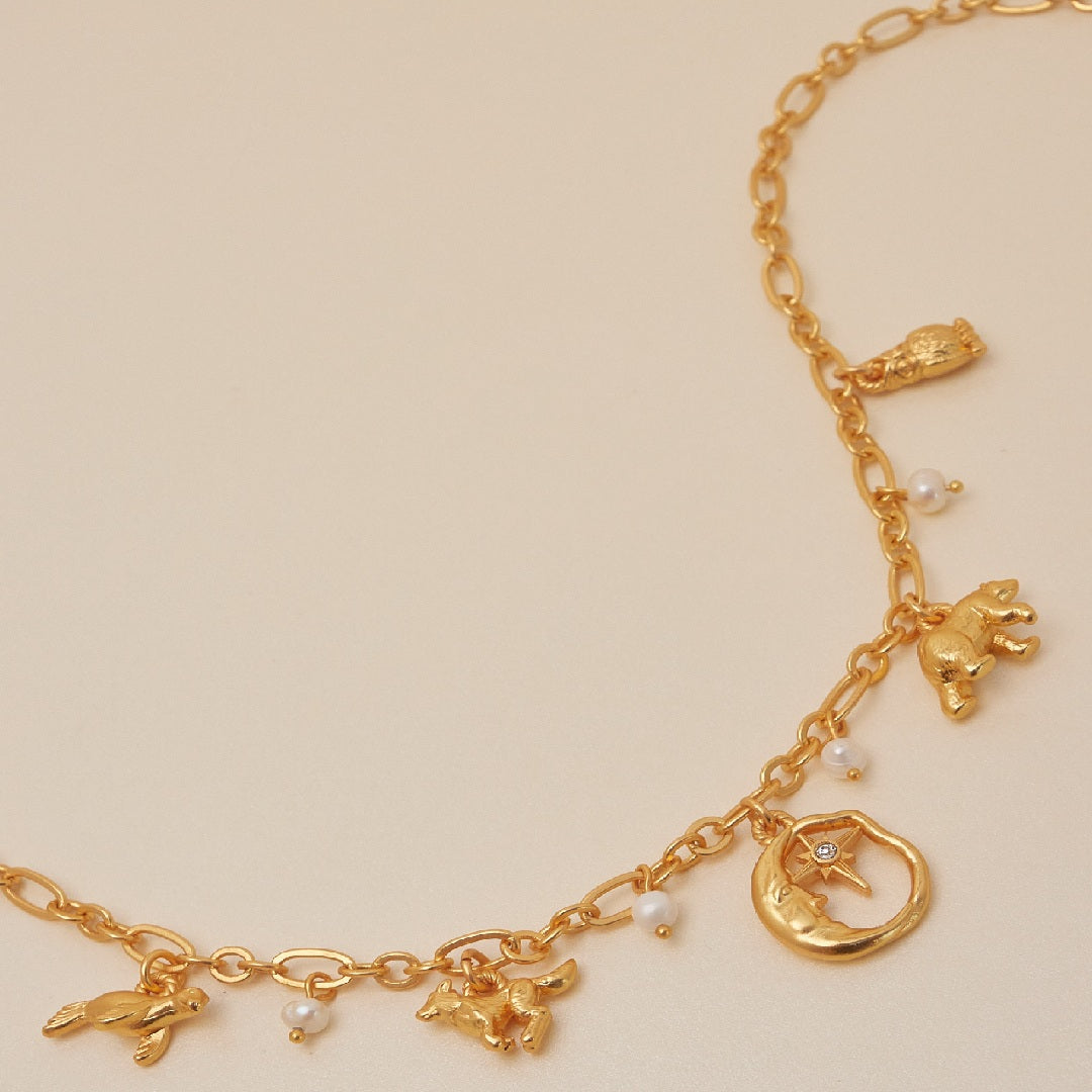 Set de Collar + Topos Snow