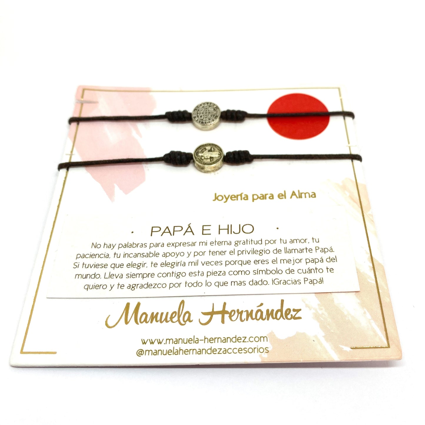 Pulsera papa e hijo de Manuela Hernandez
