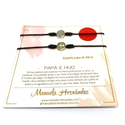Pulsera papa e hijo de Manuela Hernandez