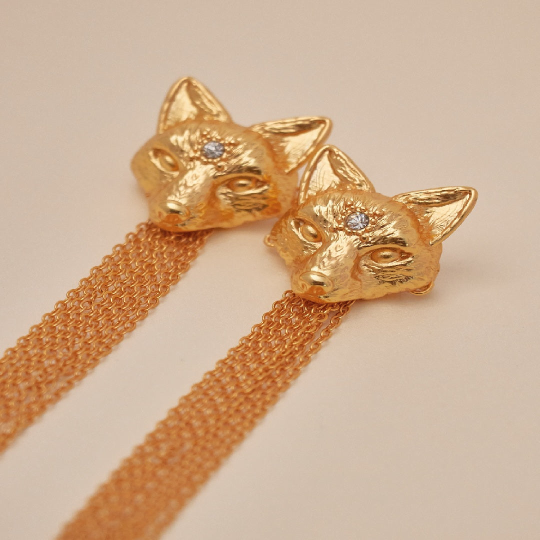 Aretes Wolf Oro