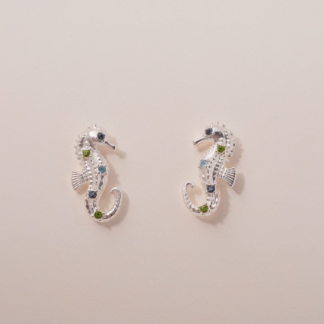 Aretes Caballito de Mar Plata