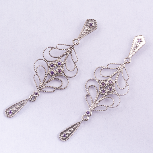 Aretes Lágrima de Ópera
