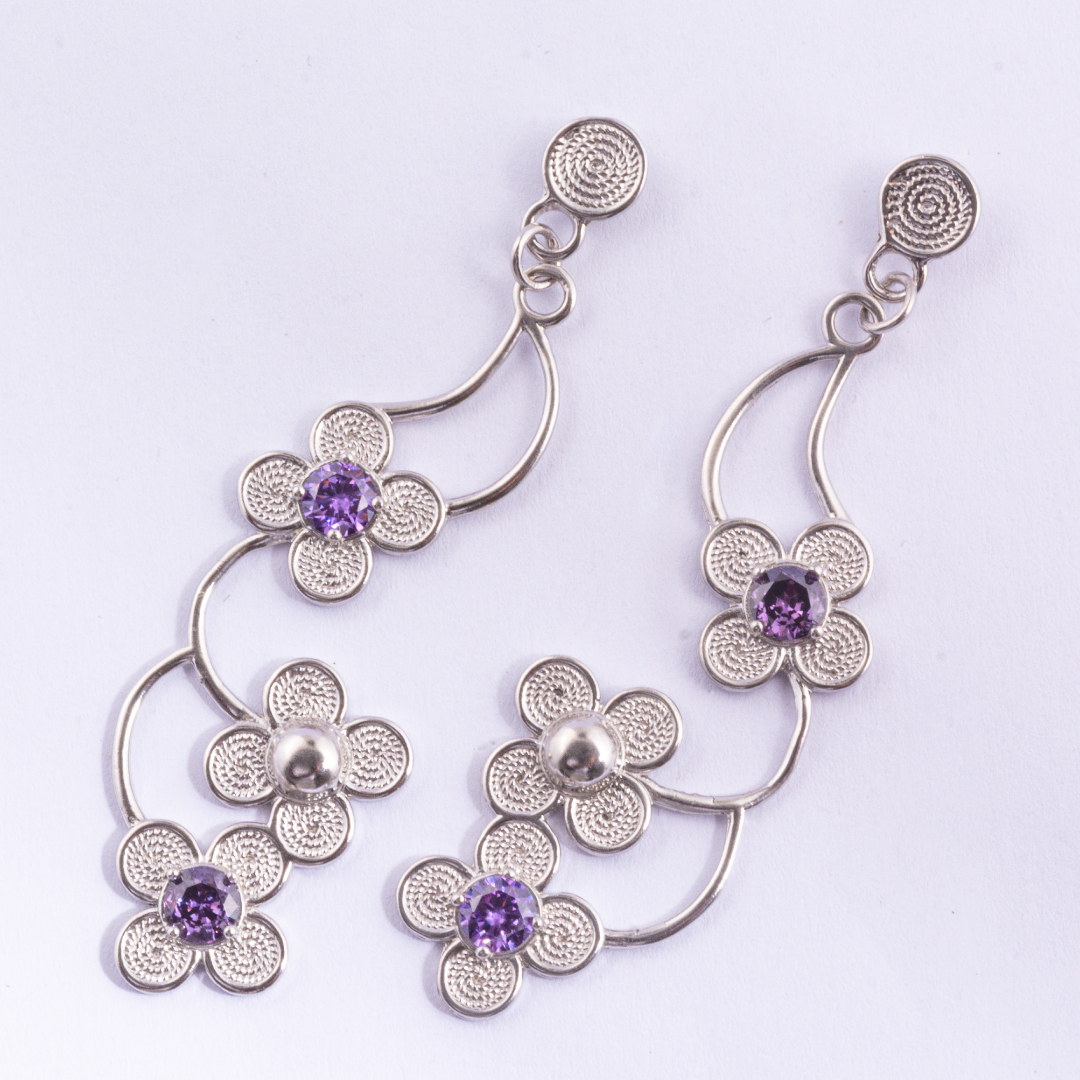 Aretes Danza de Lilas