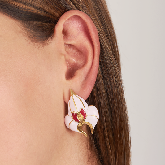 Aretes Orquídea Lephantes