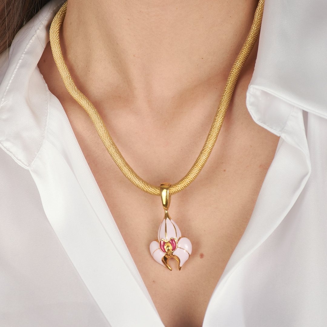 Collar Orquídea Lephantes
