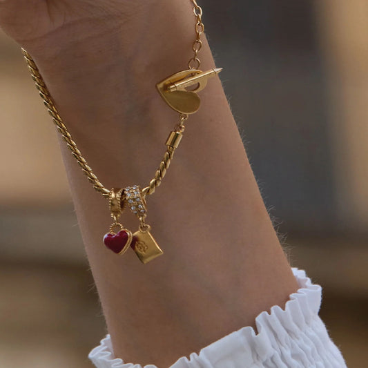 Pulsera de Charms Carta de Amor