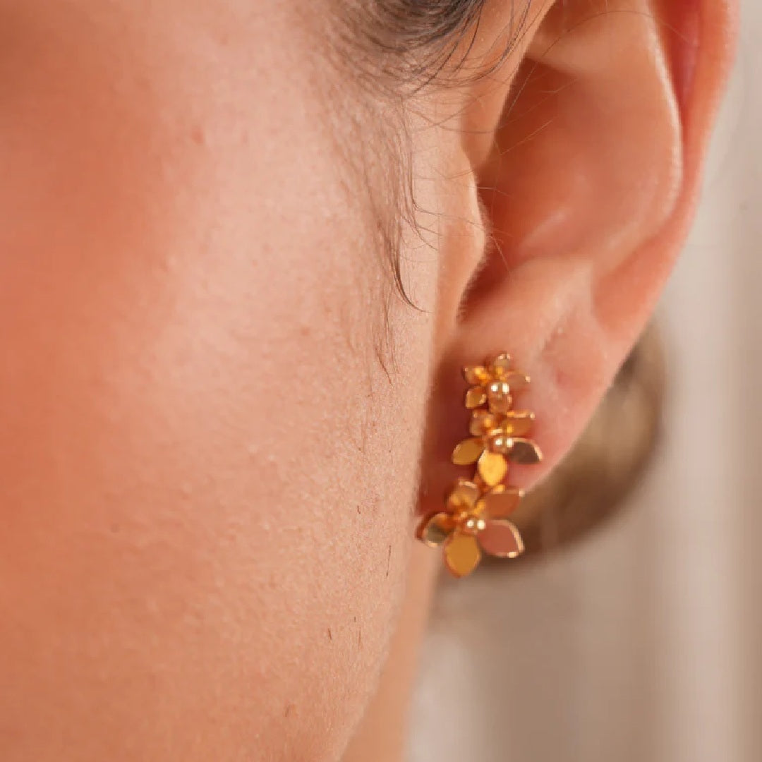 Aretes Triple Mini Guayacan