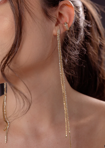 Aretes Apoteósica con plateado de Trascendenza