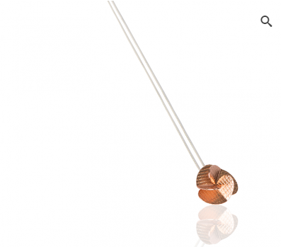 Cadena Helice Oro Rosado enchape 24 k