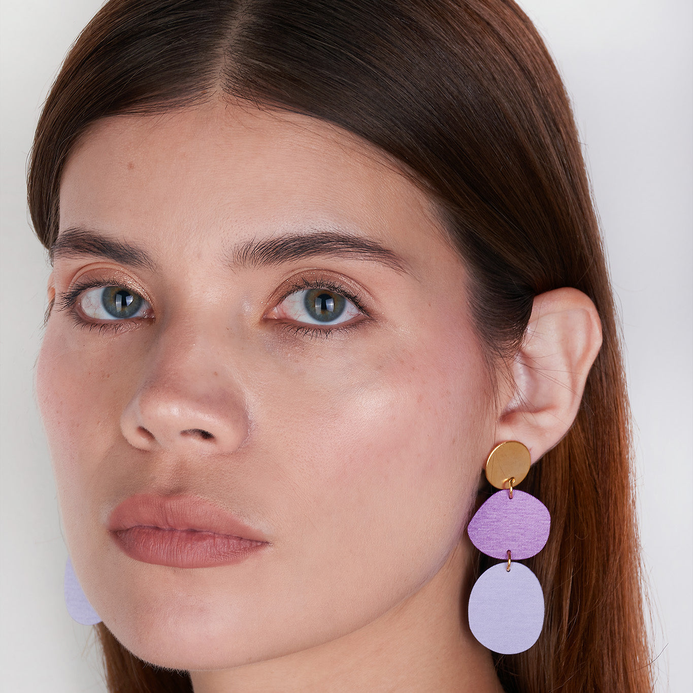 Aretes Dos Formas Asimétricas