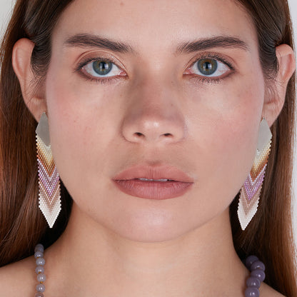 Aretes Pluma Grandes