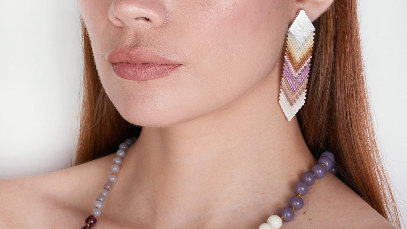 Collar Bloques de Piedras Semipreciosas