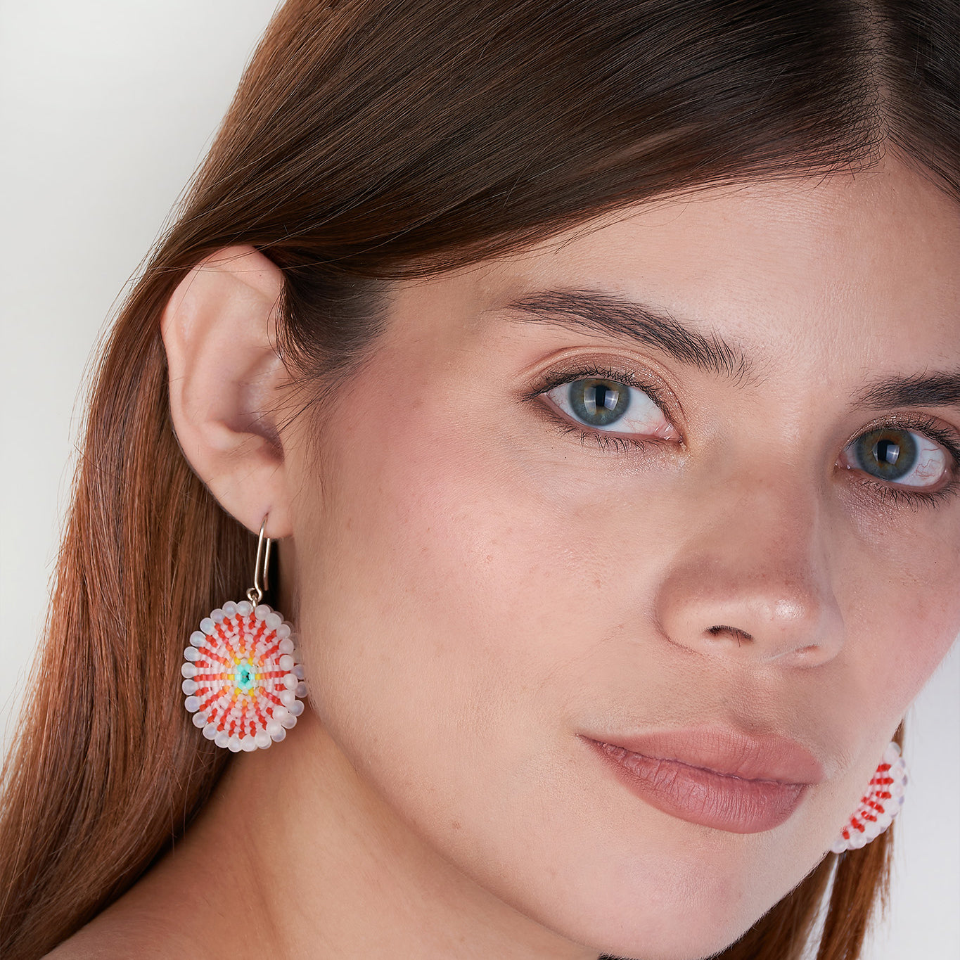 Aretes Disco Gota Gancho