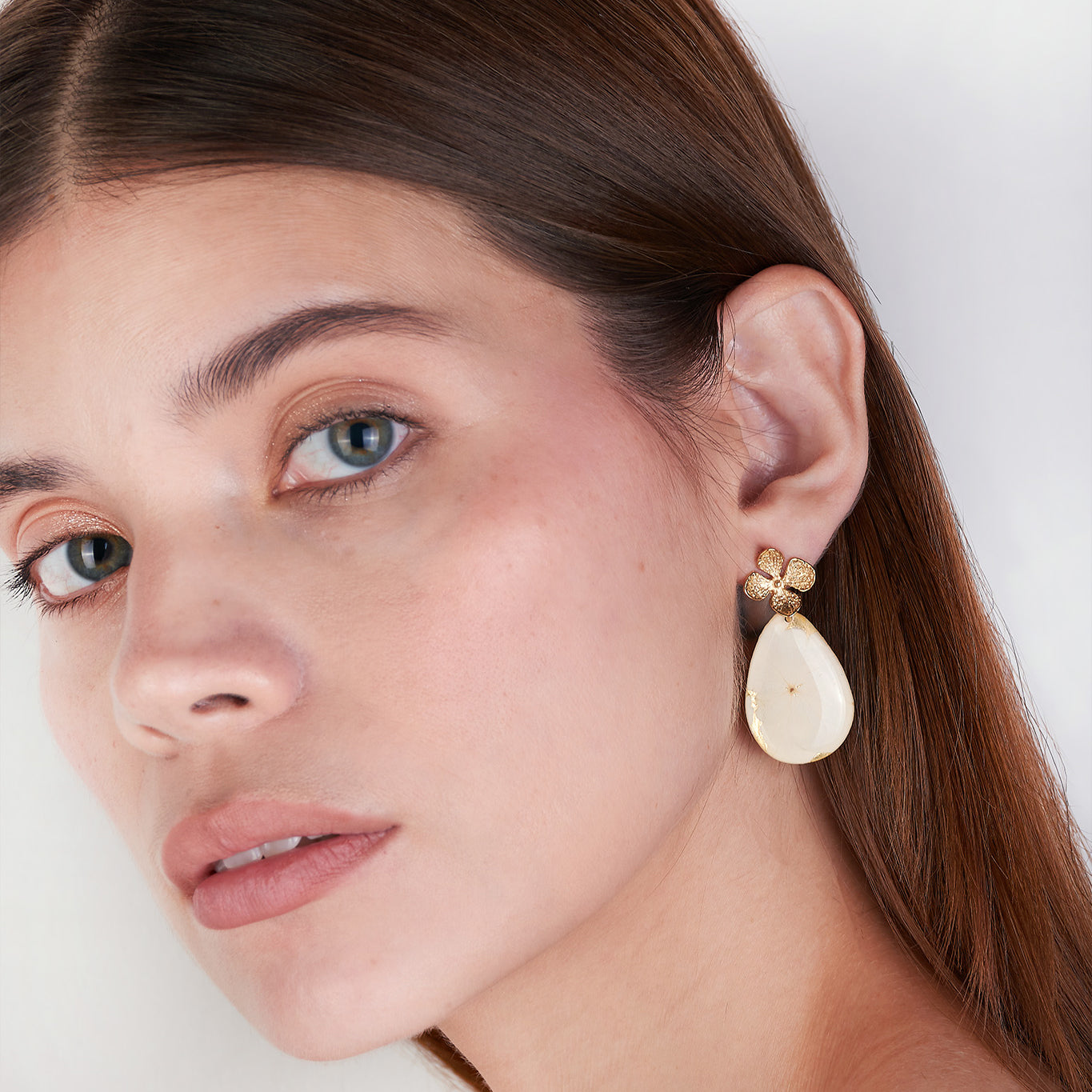 Arete Topo Herraje Textura Hortensia Mediana Gotera