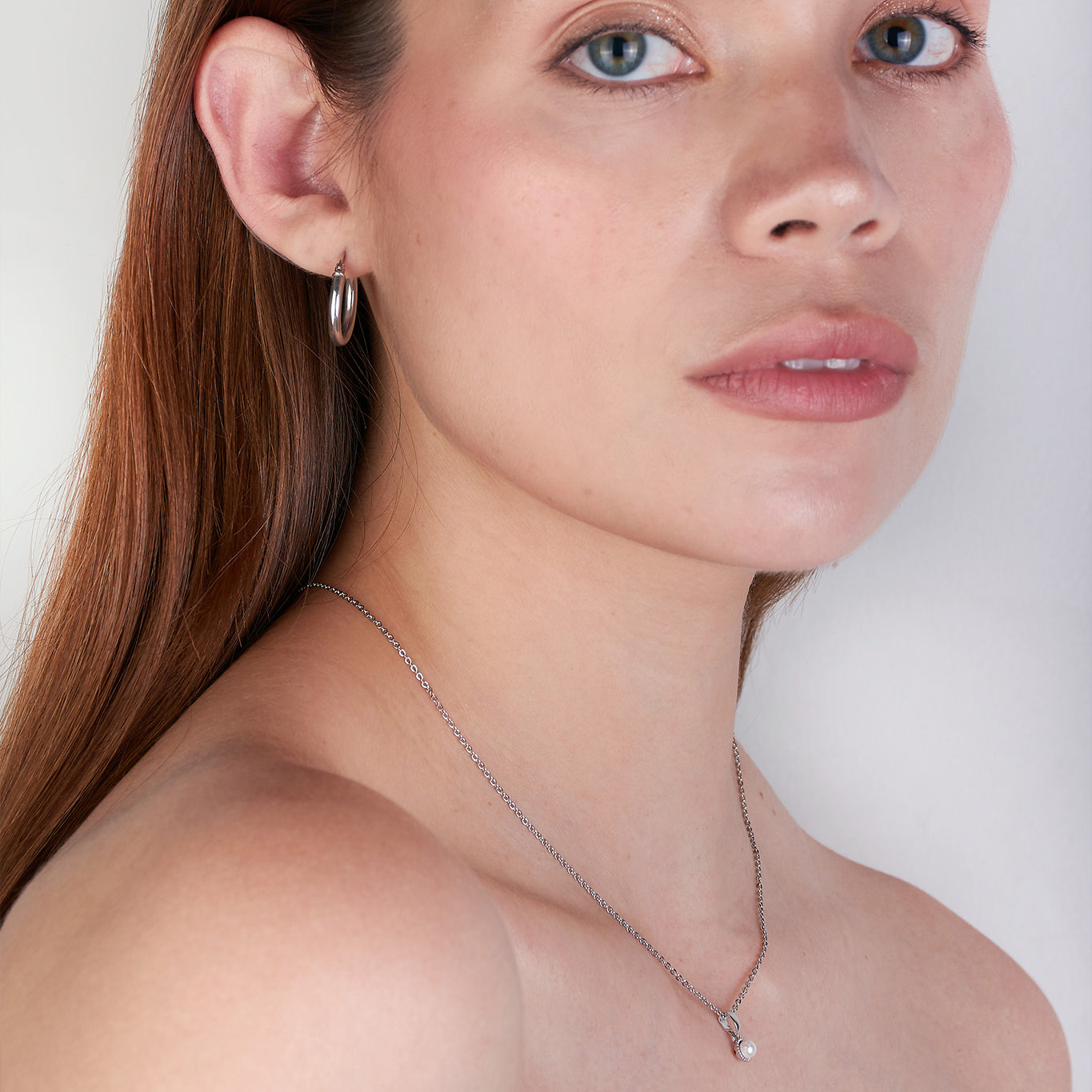 Cadena Perlita Silver