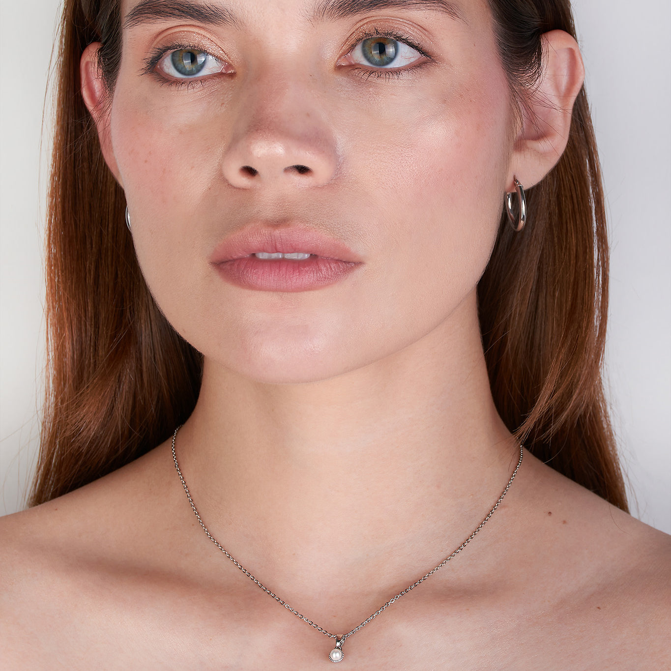 Cadena Perlita Silver