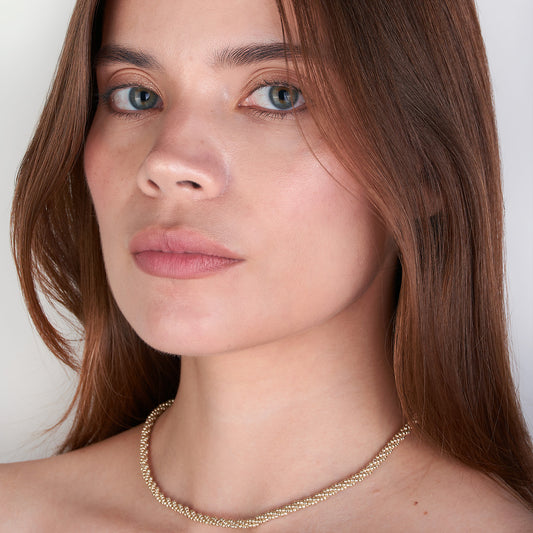 Collar Dorado Mostacilla