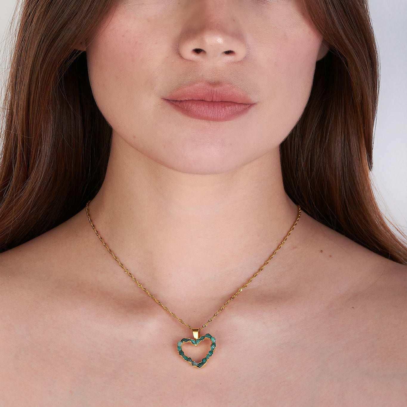 Cadena Dije Corazón Mediano