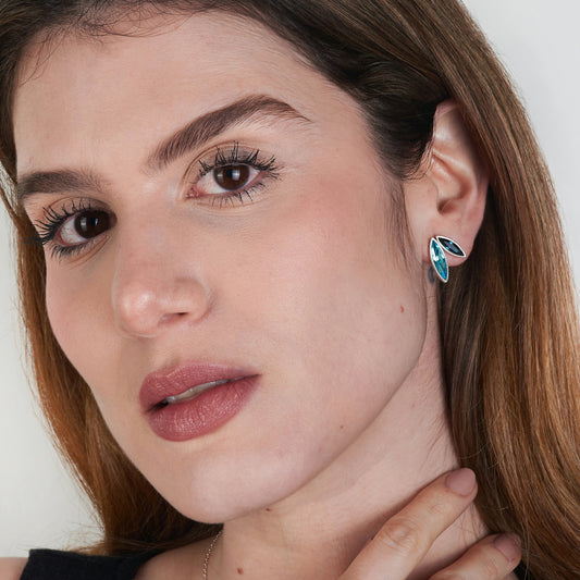 Aretes Topo Galactica Doble Aqua