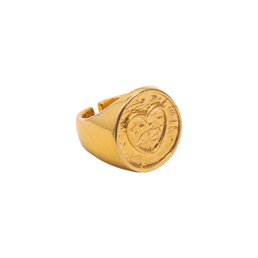 Anillo Amore Dorado - MP Jewelry