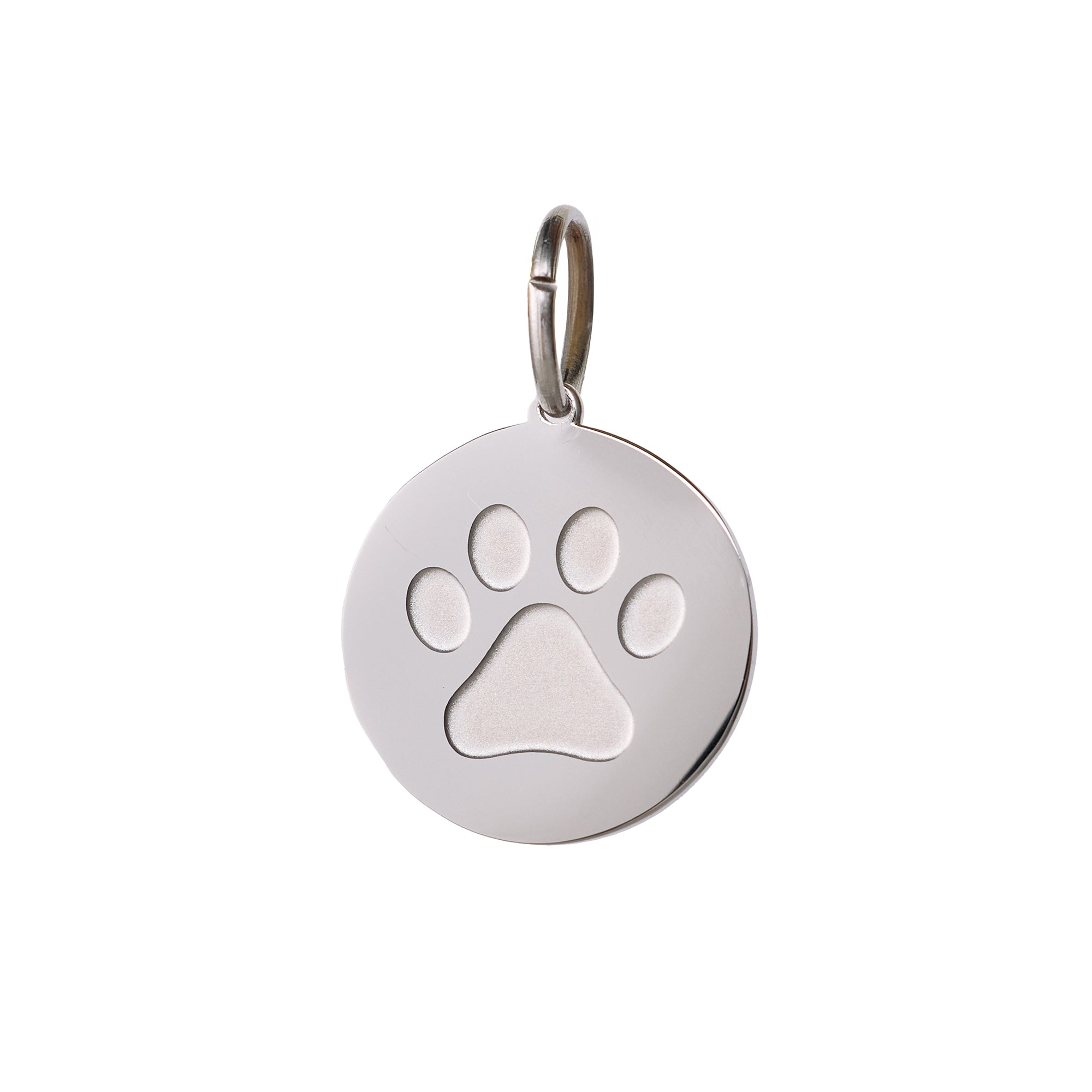 Charm Huellita Plateado
