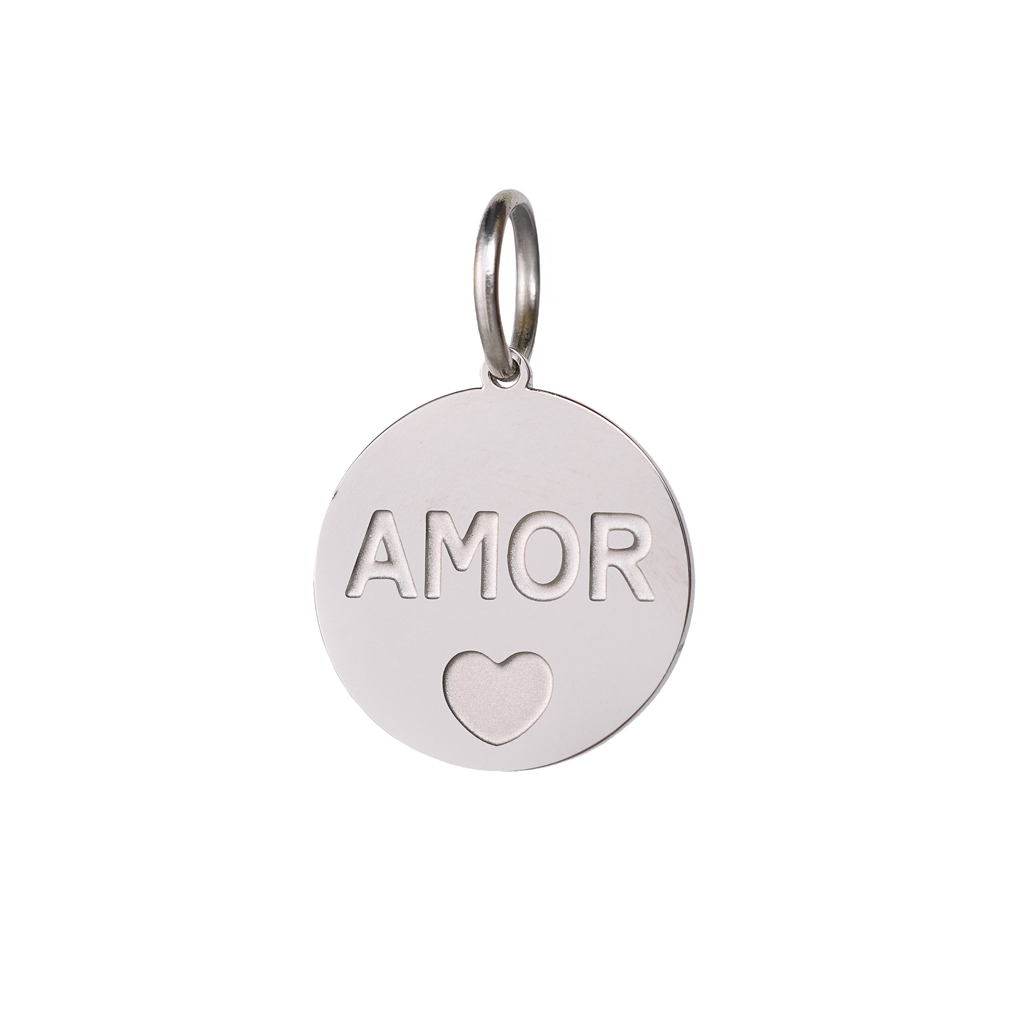 Charm Amor Plateado