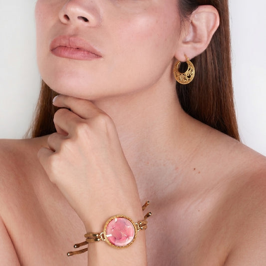 Set de Pulsera Hortensias + Fili Candongas