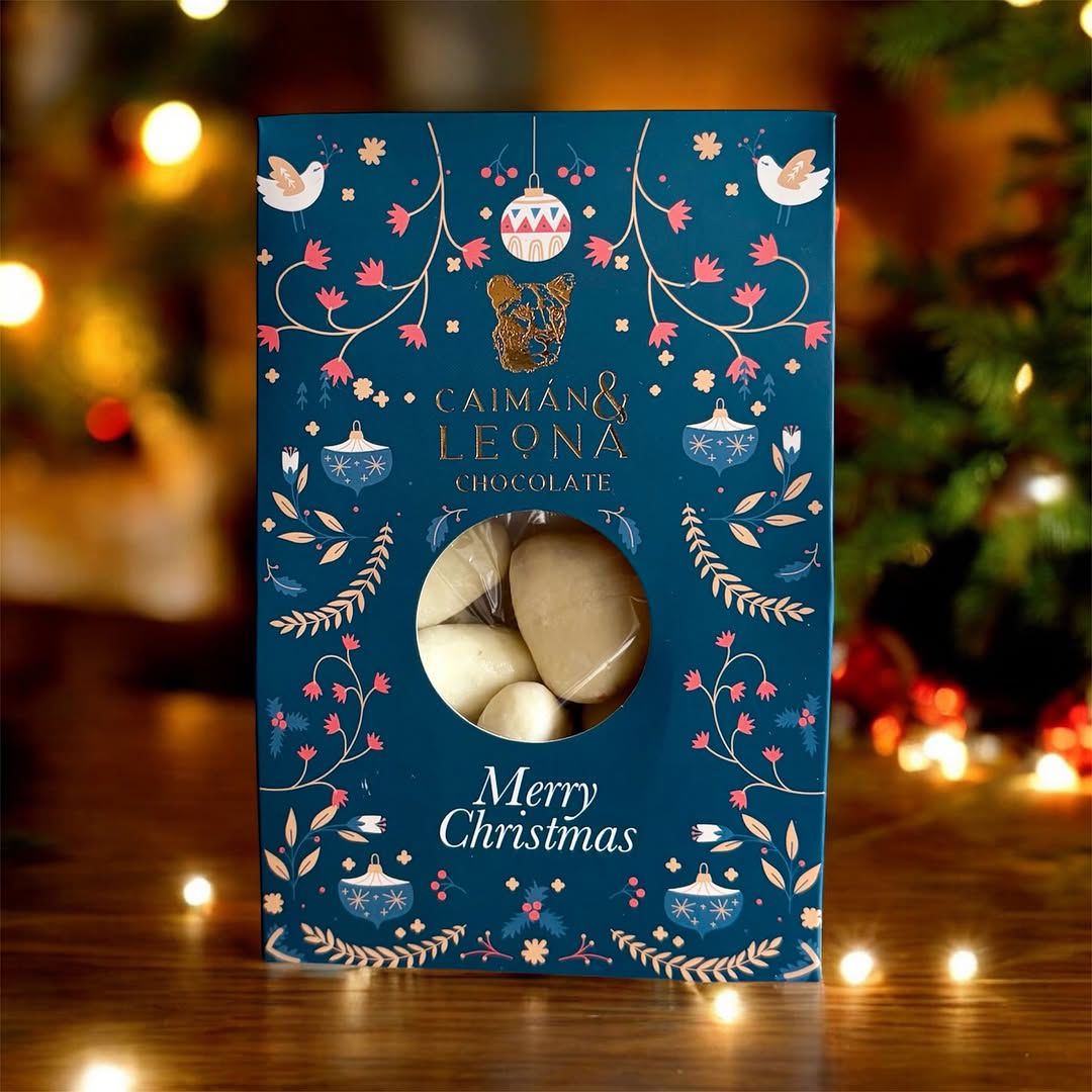 Caja Navidad Chunks de Gulupa Chocolate Blanco 60%