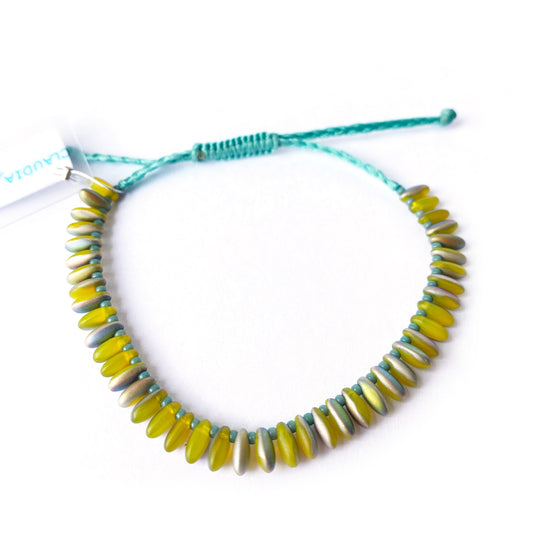 Pulsera arroz tira amarilla de Claudia Fajardo (4562724651108)