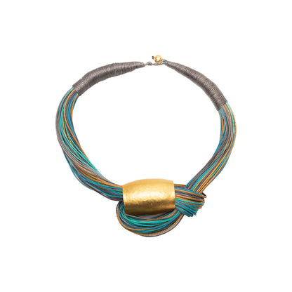 COLLAR NUDO BRONZINI DE XMARA
