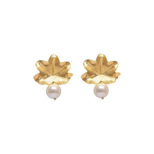 ARETE FLOR MAFALDA PERLA