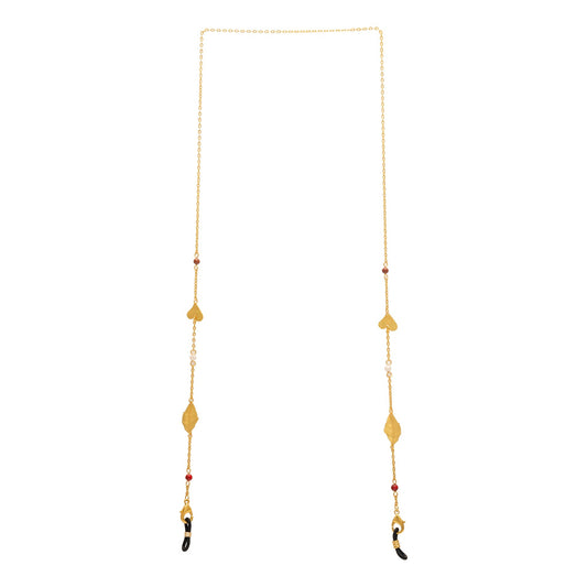 Portagafas Hoja y Corazon Eden Dorado