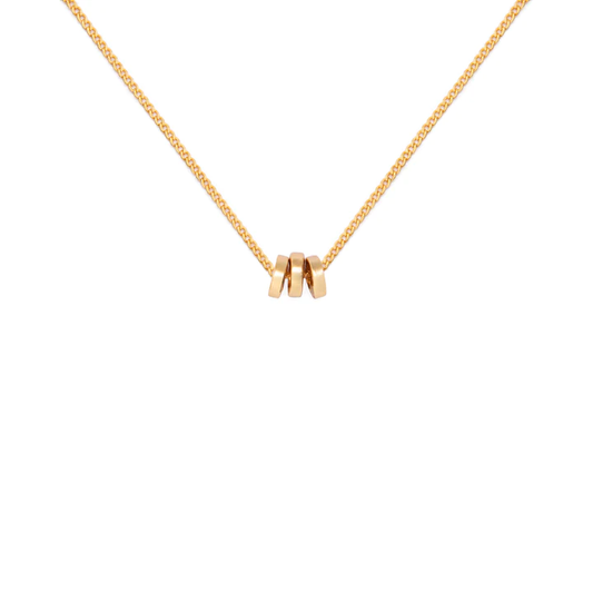 Collar Oro 3 Argollas