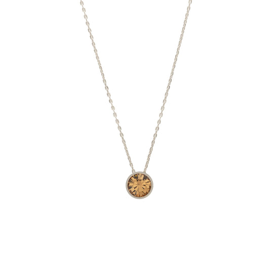 Collar Tiny Café Topaz