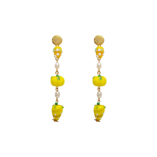 Arete Tira Vidrio