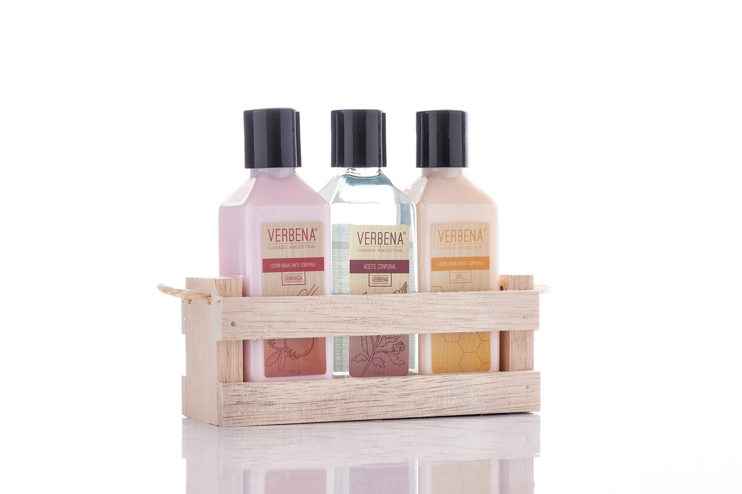 Kit cremas pequeñas + Aceite pequeño de la marca Verbena